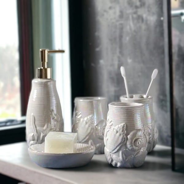 Ceramic Bathroom Accessories - Etsy
