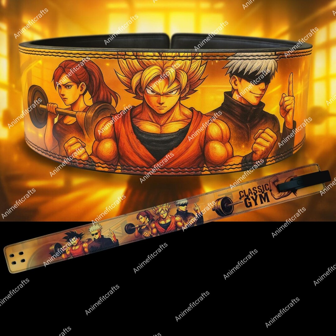 Goku Anime Power Lever Belt Weightlifting Anime Lever Belt Power Lever ...