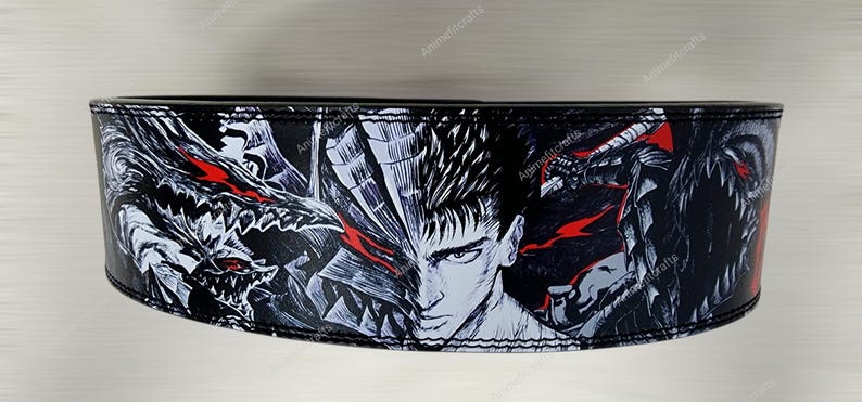 Dark Berserker Lever Belt – Premium Leather Weightlifting Belt | Custom Gym Belt | Powerlifting Belt image 4