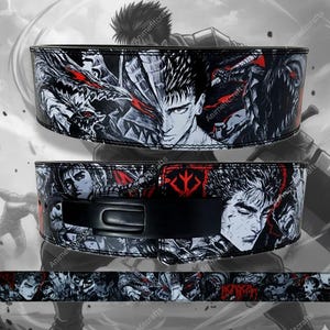 Dark Berserker Lever Belt – Premium Leather Weightlifting Belt | Custom Gym Belt | Powerlifting Belt image 2