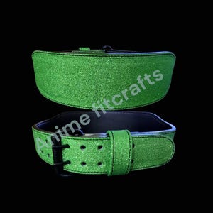 Ceinture d'haltérophilie dorée Sparkler Ceinture à levier anime d'haltérophilie Ceinture à levier de puissance Berserk Ceinture d'haltérophilie anime