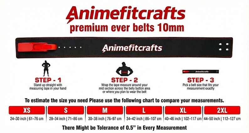 Cintura Titan Shadow Lever 13 mm – Cintura da powerlifting in stile anime per palestra, squat, stacchi da terra e allenamento di forza immagine 5