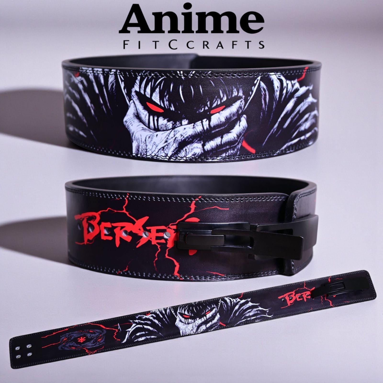 ベルセルク風レバーベルト 13mm | ダークアニメ パワーリフティング