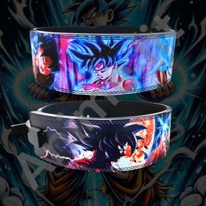 Dragon Ball Z Anime Weightlifting Belt: Genuine Leather Power Lever