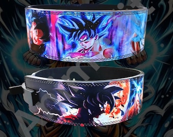 Anime Warrior Lever Belt | 10mm Weightlifting Belt for Men & Women | Inspired Powerlifting Belt | Strong Gym Belt for Squat  Deadlift