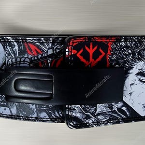 Dark Berserker Lever Belt – Premium Leather Weightlifting Belt | Custom Gym Belt | Powerlifting Belt image 3