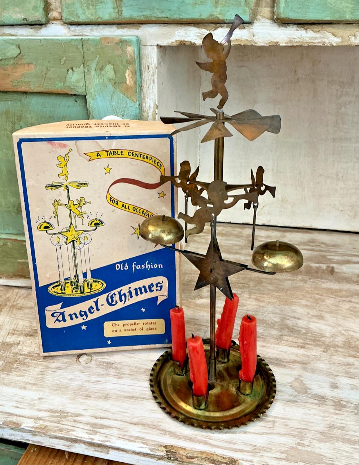 Vintage Christmas Candle Chime - Etsy