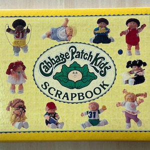 Vintage 1984 Cabbage Patch Kids Scrapbook Blank Original Appalachian Artworks