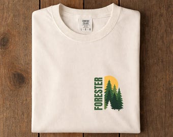 Forester T-Shirt | Unisex Comfort Colors S‑3XL | Forest Nature Tee for Forestry Lovers