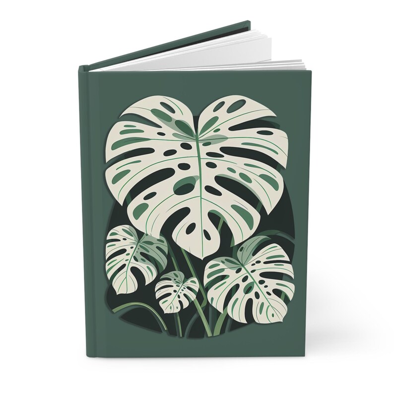 Monstera Albo Variegated Journal | Hardcover Matte | Plant Lover ...
