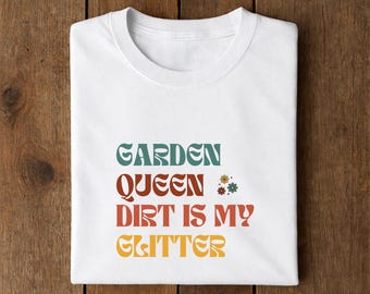 Garden Queen T-Shirt | Unisex S‑5XL | Gardener Gift
