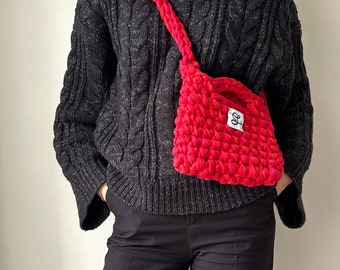 Aimée Bag - CrossBody Bag, handmade, crochet