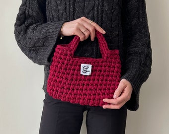 Rox Bag - Hand Bag, handmade, crochet