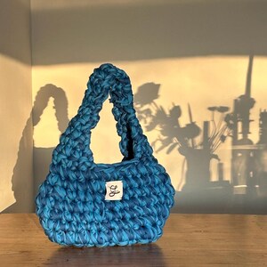 Jilly Bag Shoulder Bag, handmade, crochet afbeelding 3