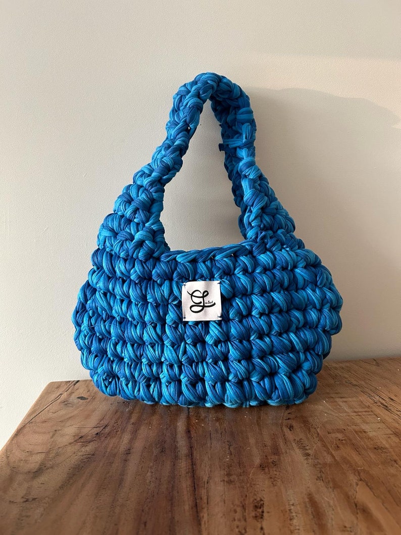 Jilly Bag Shoulder Bag, handmade, crochet image 5