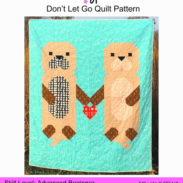 Don't Let Go Quilt PDF Pattern Download by woollypetals