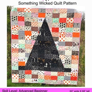 Something Wicked Quilt PDF Pattern Download by woollypetals image 1