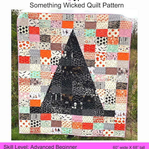 Something Wicked Quilt PDF Pattern Download by woollypetals