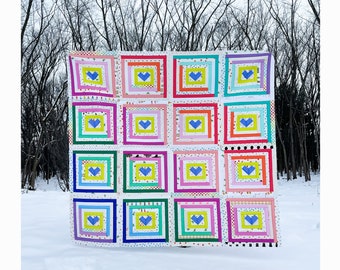 Woollypetals Clogged Quilt PDF Pattern