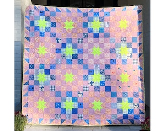 New Star PDF Quilt Pattern by woollypetals