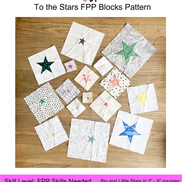 To the Stars FPP Pattern Pack PDF Download by woollypetals