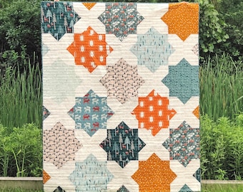 Large Block Quilt Etsy