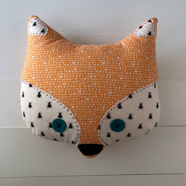 Fox Pillow - Scribbles