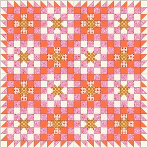 New Star PDF Quilt Pattern by woollypetals image 10