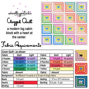 Clogged Quilt PDF Pattern Download by woollypetals image 6