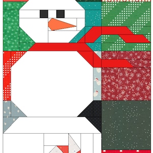 Do You Want to Sew a Snowman Quilt PDF Pattern Download by woollypetals image 6
