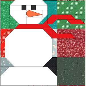 Do You Want to Sew a Snowman Quilt PDF Pattern Download by woollypetals image 7