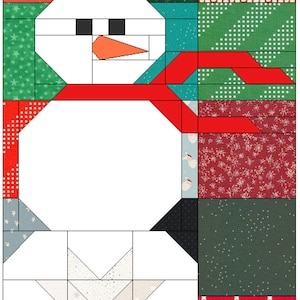 Do You Want to Sew a Snowman Quilt PDF Pattern Download by woollypetals image 4