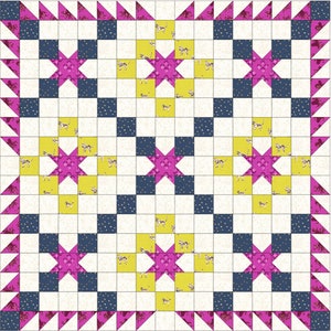 New Star PDF Quilt Pattern by woollypetals image 9
