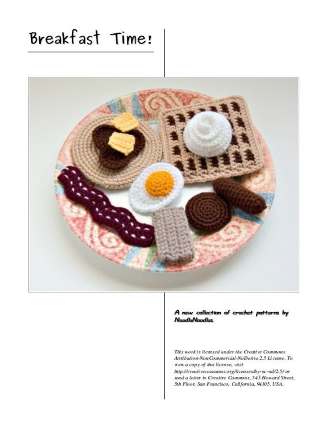 Crochet Breakfast Food Pattern Collection PDF Etsy Ravelry crochet breakfast food pattern by needlenoodles