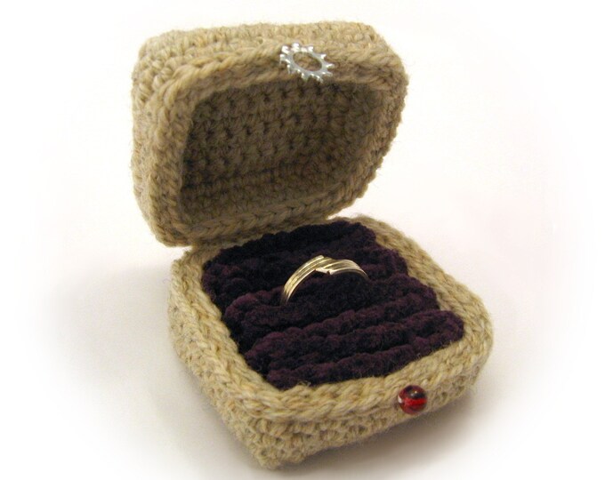 Crocheted Ring Box Pattern PDF - Etsy