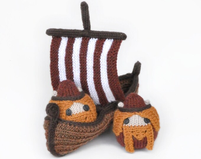 Knit Vikings Pattern PDF Etsy