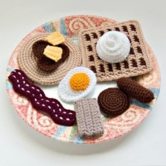 Crochet Breakfast Food Pattern Collection PDF