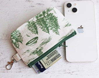 Alien abduction keyring bag - weird gift ideas under 15 - small ID holder zipper pouch