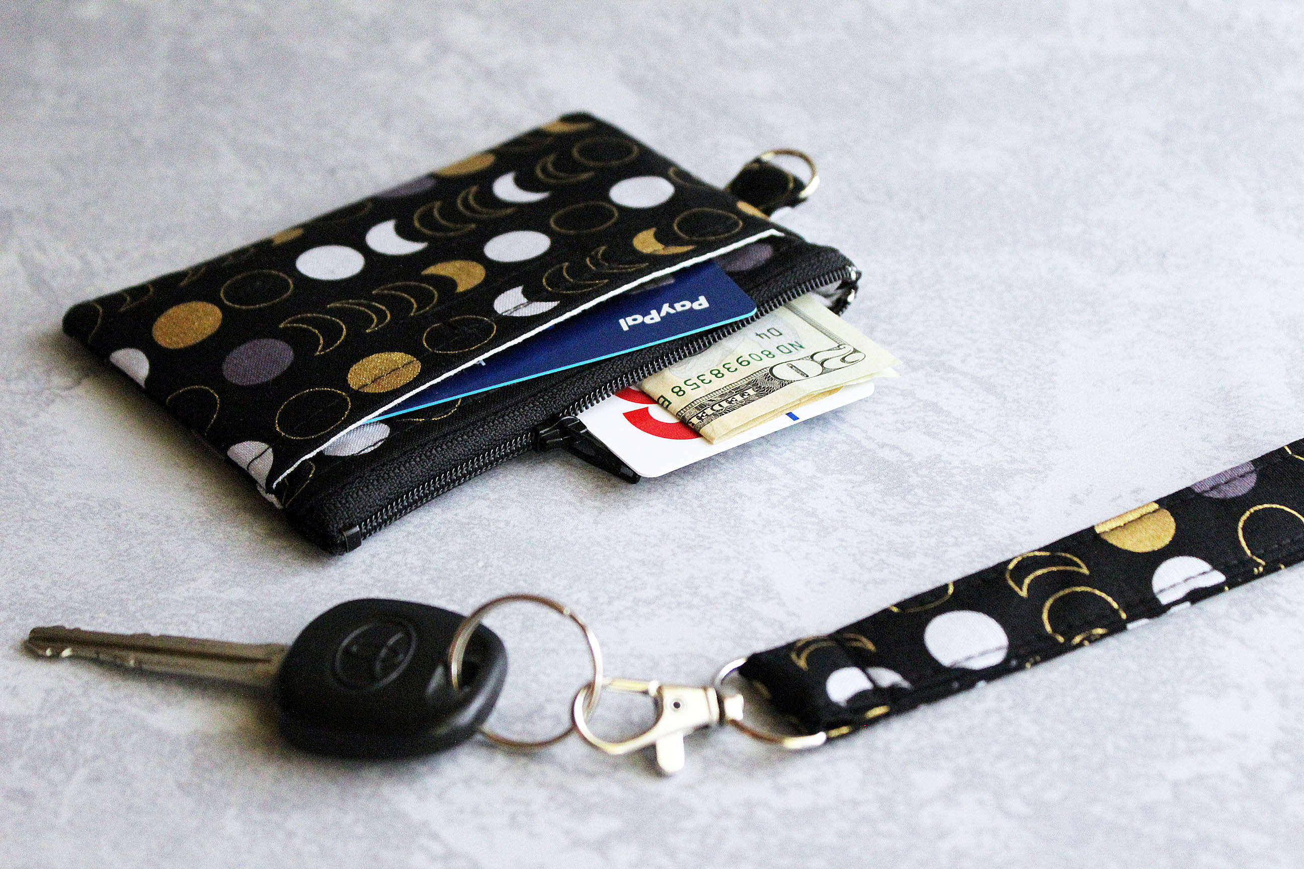 Carded Id Wristlet