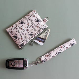 Monedero pequeño con diseño de arañas: accesorios de brujas, bolso Goblincore