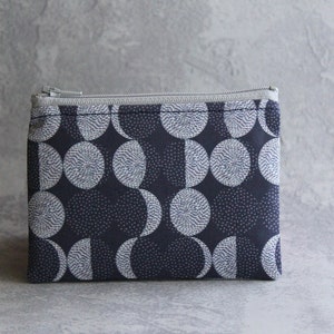 Bolsa con cremallera con fases lunares - bolsa pequeña con cremallera - bolsa con cremallera con diseño de galaxia - bolsa lunar - ideas para regalos por menos de 10 dólares