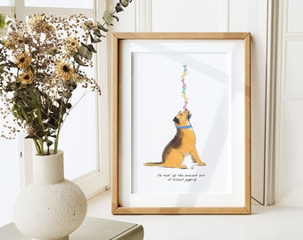 Adorable Border Terrier Print - Great Gifts For Dog Lovers - The Biscuit Juggler