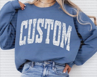 Custom retro typography distressed School Spirit PNG, School Mascot, Go Team, Preppy Mascot Png, Trending Png, Jackets varsity dtf dtf