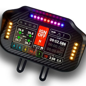 Dashboard sim racing touchscreen 20 LED 5” inch, racing simulator screen, dash board LED touch screen, simulation simulator display