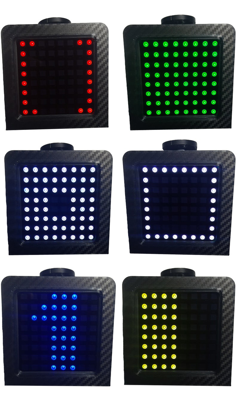 Sim Flag Led Flag Led Panel Indicator PC Simracing Eco Series Sim Racing Flags USB ...