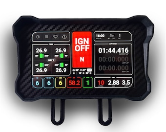 Sim racing dashboard touchscreen 5” inch, racing simulator screen, dash board touch screen, display simulator simulation support