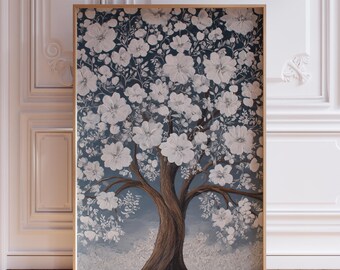 Impresión artística de pared del árbol de la vida