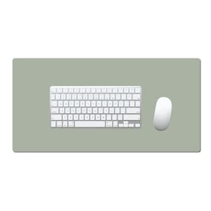 Sage Green Desk Mat | Green Desk Pad | Cute Desk Mat | Sage Green Keyboard Mat | Green Desk Mat | Cute Desk Pad | Desktop Mat | Computer Mat