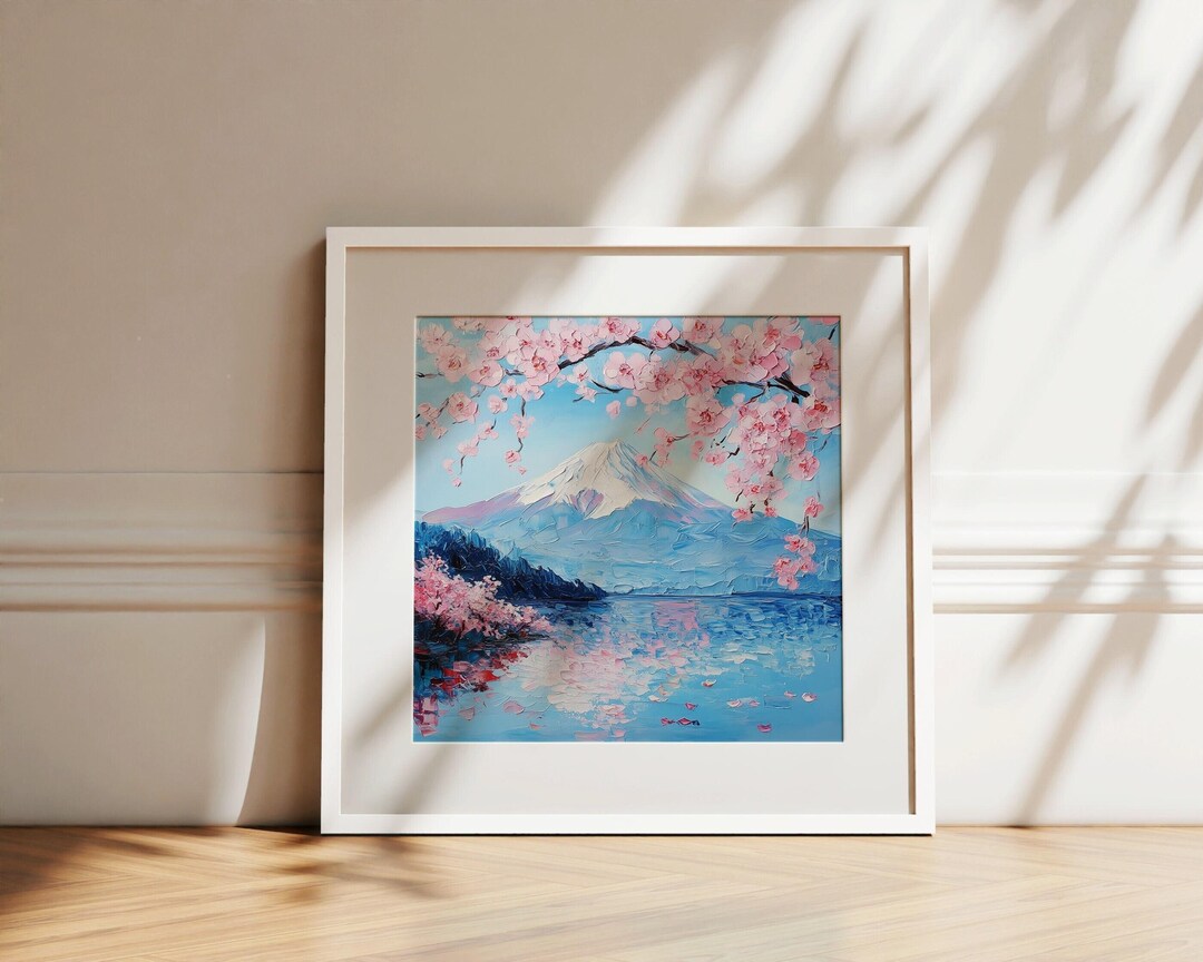 Cherry Blossom Wall Art Print - Etsy