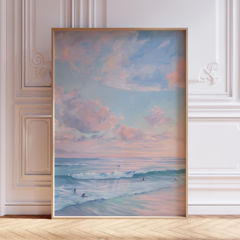 Blue Beachy Wall Art